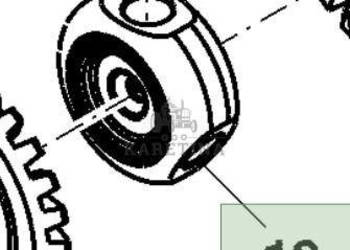 John Deere 8110 8210 8310 8410 Piasta CZĘŚCI R129557