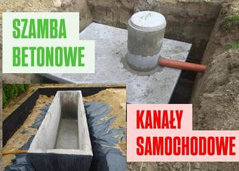 Szambo Betonowe Szamba Zbiornik Betonowy Kanał Samochodowy