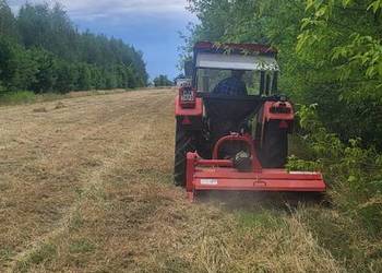 Usługi kosiarką bijakową, koszenie trawy ugorów działek zarośli Radom