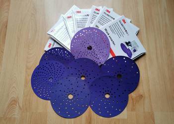3M Cubitron II zestaw siedmiu krążków ściernych o różnej gradacji 150mm