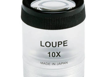 Specjalna lupa x10 z podziałką skala 0,1mm na długości 24mm