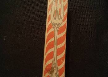 Opakowanie po widelcach. PRL