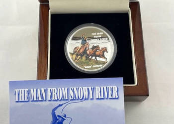 Srebrna moneta The Man From Snowy River - 1oz Proof 999