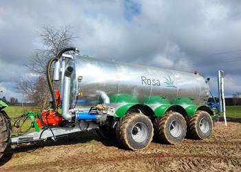 Wóz asenizacyjny ROSA 27/R3 27000 litrów TRIDEM - beczkowóz, beczka