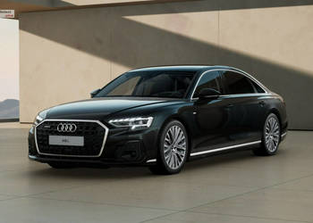 Audi A8 Lang_OśSkrętna_Masaże_Wentylacja_HeadUp_Panorama_B&O_Webasto_Docią…