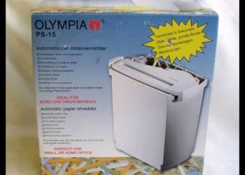 Niemiecka niszczarka Olympia PS - 15 Z POJEMNIKIEM