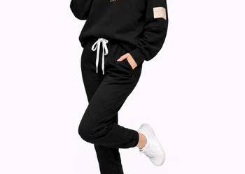 Komplet dresowy MASEŁKO dres bluza oversize Dres z naszywka HIT