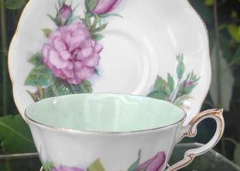 Piękne rzadkie zabytkowe róże Royal Standard China Wheatcroft Duo "Prelude