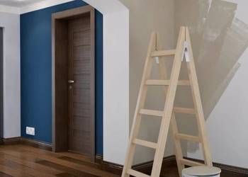 Wykończenia wnętrz # adaptacja poddasza # malowanie ścian i sufitów
