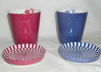 kubek porcelanowy ze spodkiem PIP Studio_MD