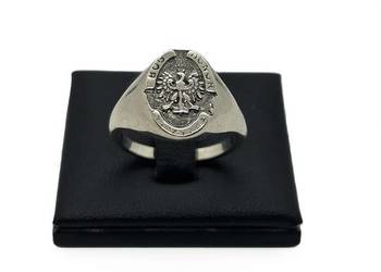 Srebrny sygnet męski pr 925 9,54g (Rozmiar 25) Orzeł