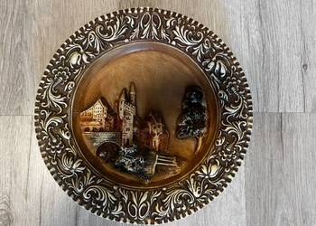 Obrazek ścienny rzeźbiony płaskorzeźba