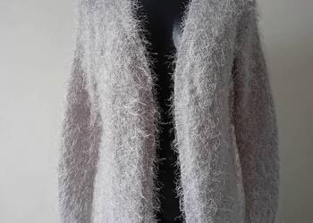 Sweter narzutka szary