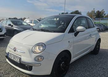 Fiat 500 1.2b 92000km oryginalny przebieg, panorama, klima, chrom, alu16"