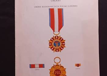Wzory orderów i odznaczeń. Załącznik do uchwały Rady Państwa, 1977 r.