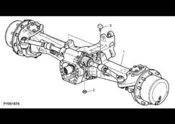 John Deere 7530 Premium - Oś przednia AL170962