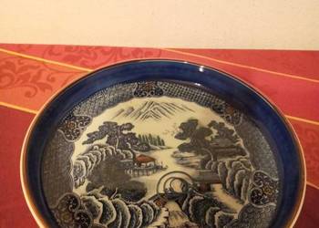 Porcelanowa miska niebieska japońska