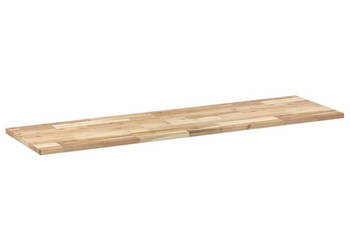 Półki ścienne 4 szt. 140x40x2 cm surowe lite drewno akacjowe WM-3279410