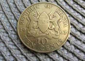 Kenia 10 Cent 1967r
