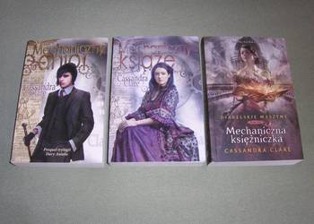 Cassandra Clare Diabelskie maszyny Mechaniczny anioł... Kpl.3 tomów