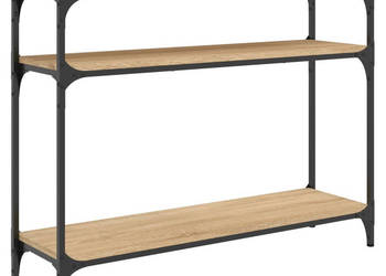 Stolik konsolowy dąb sonoma 100x29x75 cm WM-834036