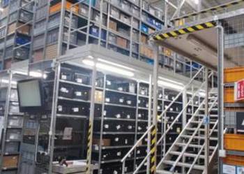 Regały półkowe w zabodowie wielopoziomowej