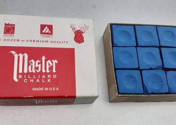 Kreda Master do bilarda,snookera,12 szt,USA,premium quality.