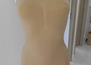 Koszulka Bieliźniana Wyszczuplająca Bezszwowa Modelująca Talię Top L