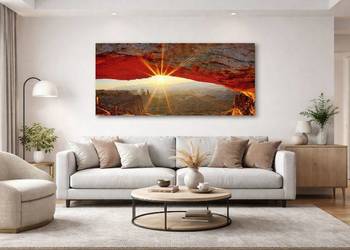Designerski Obraz  Zachód Słońca 140x70