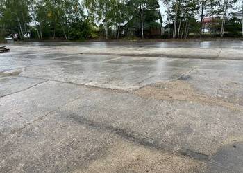 Plac 2500m2 utwardzony betonem wynajem