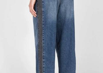 PEPE JEANS SPODNIE JEANSOWE DŻINSY SZEROKIE KULOTY
