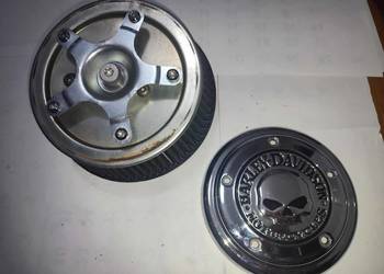 Harley filtr powietrza stożek K&N Skull