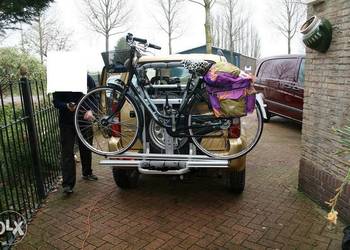 Bagażnik na koło zapasowe do przewozu 2 rowerów