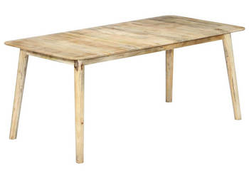 Stół jadalniany 180 x 90 x 76 cm lite drewno mango WM-282720