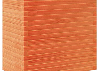 Donica ogrodowa woskowy brąz 70x40x725 cm drewno sosnowe WM-3282591