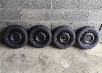 Koła stalowe Opel 4x100 13' ET49 z oponami zimowymi