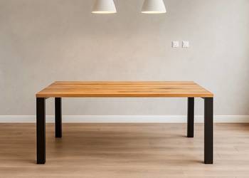 Stół Dębowy LOFT, 100% Lite Drewno, Różne Wymiary, Rozkładany.