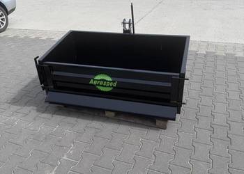 Skrzynia transportowa 1,65m tuz przód/tył proszkowo malowana #96