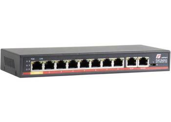 Switch POE GetFort 8FE x POE + 2FE UPLINK 120W POE+