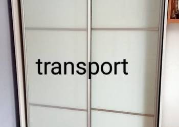 Szafa z drzwiami przesuwnymi półkami,masywna ,pakowna ,stabilna , transport