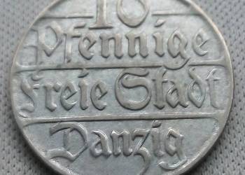 WOLNE MIASTO GDAŃSK-10 FENIGÓW-1923 r-CuNi-