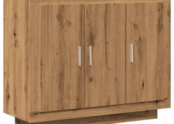 Szafka dąb artisian 92x35x75 cm materiał drewnopochodny WM-856865