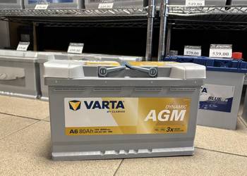 Akumulator 80ah 800a Varta A6 AGM