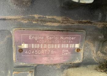 SILNIK JOHN DEERE - 4045DRT76 poj. 4,5 l