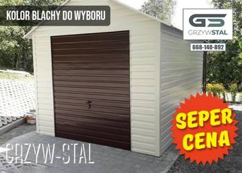 Garaż Blaszany / Wiatka ogrodowa / Drewutnia / Schowek - GRZYWSTAL