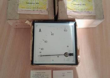 Nowe amperomierze radzieckie CCCP 1982 roku.