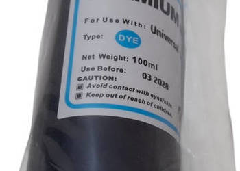 Tusz, Premium INK, C, Cyan, 100ml, do drukarki atramentowej