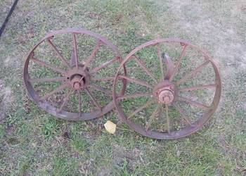 Koła metalowe szprychowe z osiami 62cm