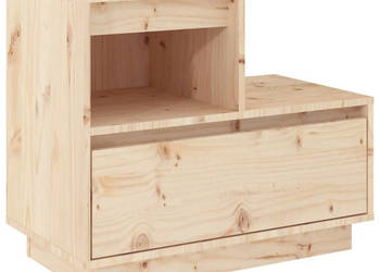 Szafka nocna 60x34x51 cm lite drewno sosnowe WM-814374