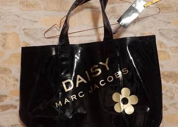 Marc Jacobs/ Duża, czarna lakierowana torebka torba/NOWA